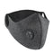 Cationic Sports Face Mask with Premium Filter - Gray