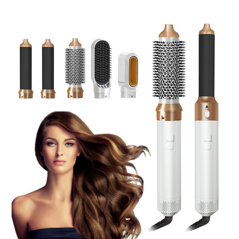 Upgraded 5 in 1 Professional Multifunctional Airwrap Hair Styling Curler Set